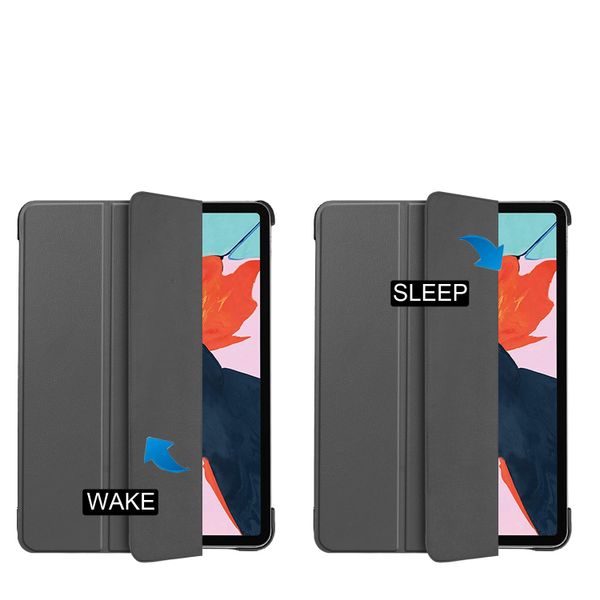 imoshion Coque tablette Trifold Apple iPad Air 11 pouces (2026) M4 / (2025) M3 / (2024) M2 / Air 5 (2022) / Air 4 (2020) - Gris