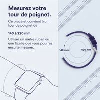Accezz Bracelet en nylon Alpine Apple Watch | 44/45/46/49 mm - Olive Green