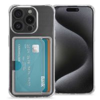 imoshion Coque silicone avec porte-cartes Apple iPhone 15 Pro - Transparent