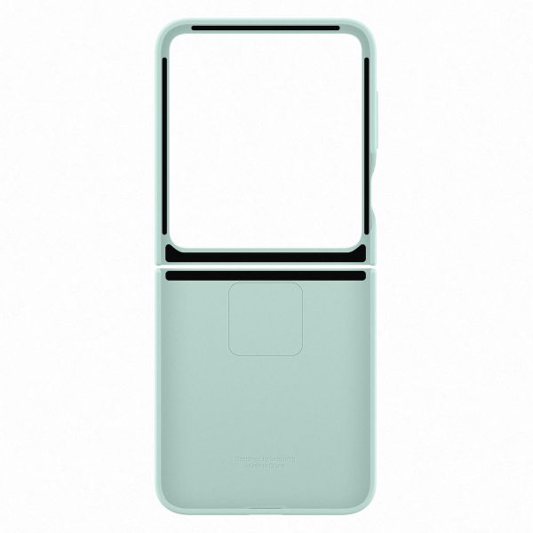 Samsung Original Coque en silicone Ring Samsung Galaxy Z Flip 6 / Flip 7 FE - Mint