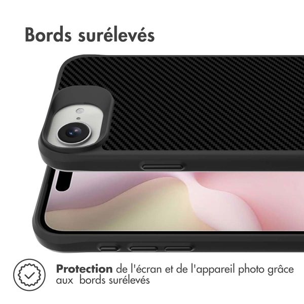 imoshion Rugged Hybrid Carbon Case Apple iPhone 17e / 16e - Noir