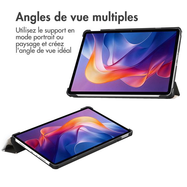 imoshion Coque tablette Design Trifold Xiaomi Redmi Pad 2 - Leopard