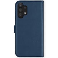 Selencia Étui portefeuille en cuir véritable Samsung Galaxy A32 (4G) - Bleu