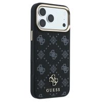 Guess Coque 4G Metal Logo MagSafe Apple iPhone 18 Pro / 17 Pro - Black