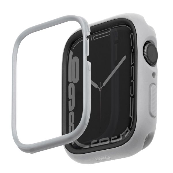 Uniq Coque Moduo avec lunette Apple Watch - 44 / 45 mm - Chalk / Stone Grey