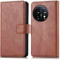 imoshion Étui de télephone portefeuille de luxe OnePlus 11 - Marron