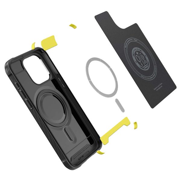 Spigen Coque Rugged Armor MagSafe Apple iPhone 15 Pro Max - Noir