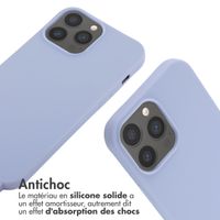 imoshion Coque en silicone avec cordon Apple iPhone 13 Pro Max - Violet