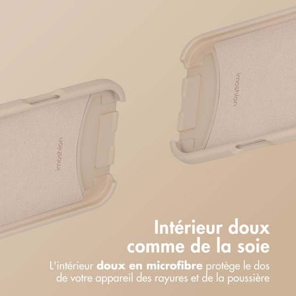 imoshion Coque arrière Color avec cordon amovible et MagSafe Apple iPhone 17 - Nude