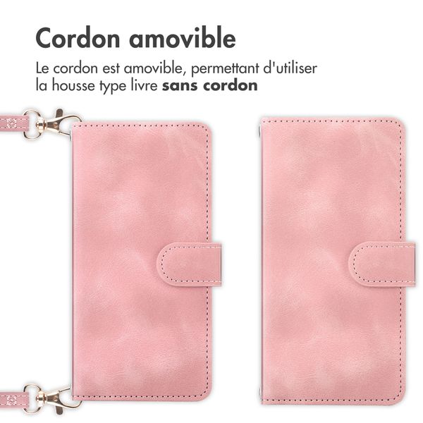 imoshion Etui de télephone portefeuille avec cordon Google Pixel 10a - Rose