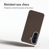 Accezz Coque arrière Mesh avec MagSafe Samsung Galaxy S26 - Marron