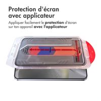 Accezz Protection d'écran en verre trempé avec filtre de confidentialité + Applicateur Samsung Galaxy S25 / S24