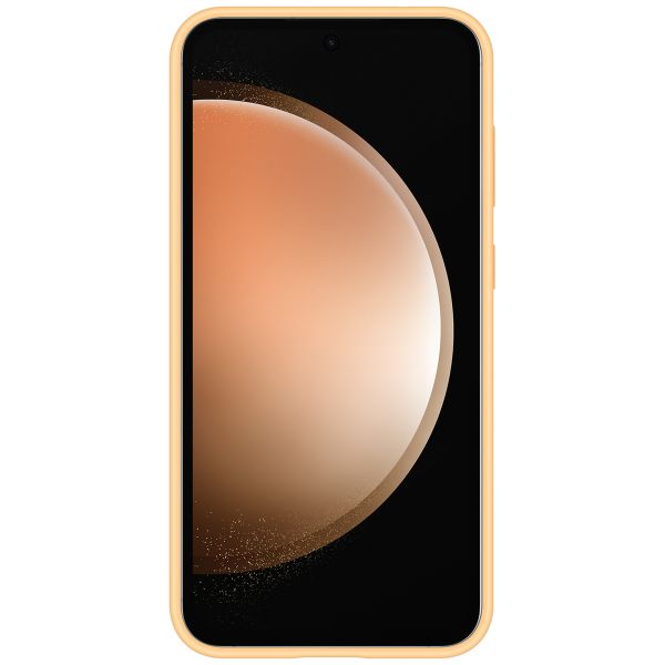 Samsung Original Coque en silicone Samsung Galaxy S23 FE - Apricot