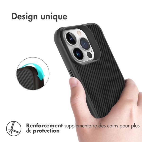 imoshion Rugged Hybrid Carbon Case Apple iPhone 13 Pro - Noir