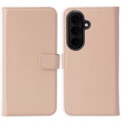 Selencia Étui portefeuille en cuir véritable Samsung Galaxy S26 - Dusty Pink