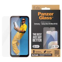 PanzerGlass Film de protection d'écran anti-bactérien Refresh Ultra-Wide Fit avec applicateur Samsung Galaxy A15 (5G)
