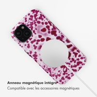 Selencia Coque arrière Vivid avec MagSafe Apple iPhone 15 - Cosmic Orchid
