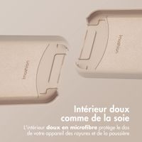 imoshion Coque arrière Color avec cordon amovible et MagSafe Apple iPhone 15 - Nude