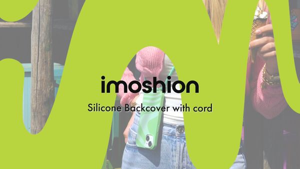 imoshion Coque design en silicone avec cordon Samsung Galaxy S10 - Petrol Green Groovy