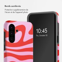 Selencia Coque arrière Vivid Samsung Galaxy A36 / A56 - Dream Swirl Pink