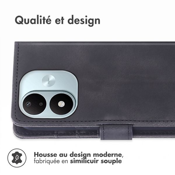 imoshion Etui de télephone portefeuille avec cordon Xiaomi Redmi Note 17 (5G) - Noir