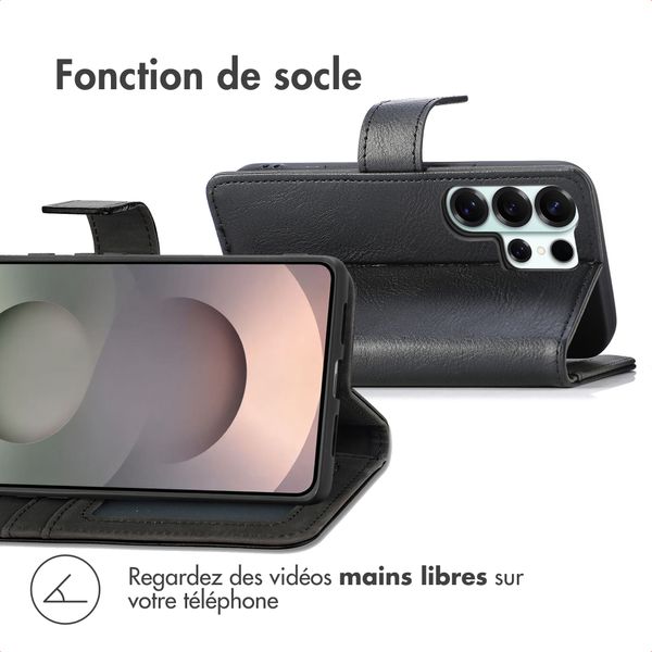 imoshion Étui de télephone portefeuille de luxe Samsung Galaxy S26 Ultra - Noir