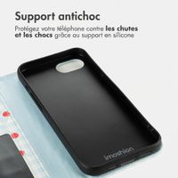 imoshion Étui de télephone portefeuille Design Apple iPhone 17e / 16e - Cherry Check