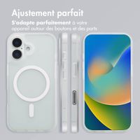 imoshion Coque Color Guard avec MagSafe Apple iPhone 16 - Blanc