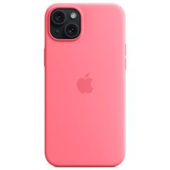 Apple Coque en silicone MagSafe Apple iPhone 15 Plus - Rose