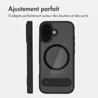 Accezz Coque arrière Hold avec MagSafe Apple iPhone 16 - Black