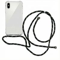 imoshion Coque arrière transparente avec cordon Apple iPhone X / Xs - Noir & Doré