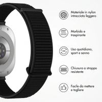 imoshion Bracelet en nylon Samsung Galaxy Watch Ultra (2024/2025) - Noir