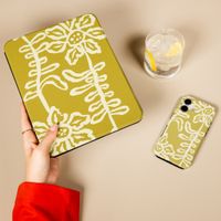 Selencia Coque tablette Vivid Apple iPad 11 (2025) 11 pouces A16 / iPad 10 (2022) 10.9 pouces - Chalky Bloom
