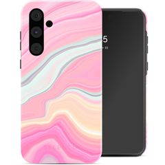 Selencia Coque arrière Vivid Samsung Galaxy A55 - Pastel Lipstick Marble
