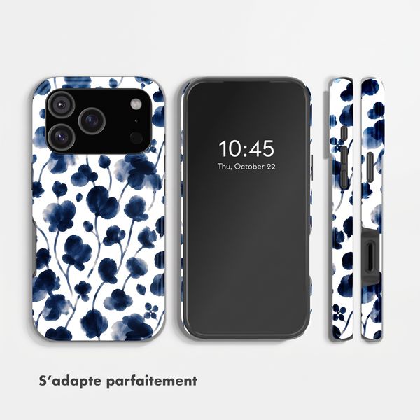 Selencia Coque arrière Vivid Apple iPhone 18 Pro / 17 Pro - Midnight Blossom