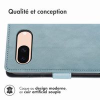 imoshion Étui de télephone portefeuille de luxe Google Pixel 8a - Bleu clair