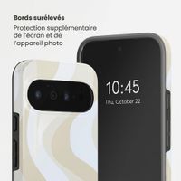 Selencia Coque arrière Vivid avec MagSafe Google Pixel 11 Pro - Desert Waves Beige