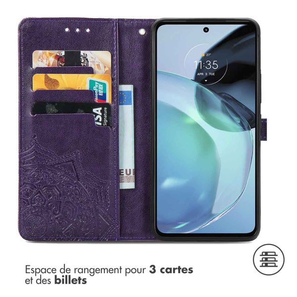 imoshion Etui de télephone Mandala Motorola Moto G72 - Violet