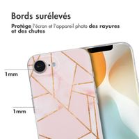 imoshion Coque Design Apple iPhone 17e / 16e - Pink Graphic