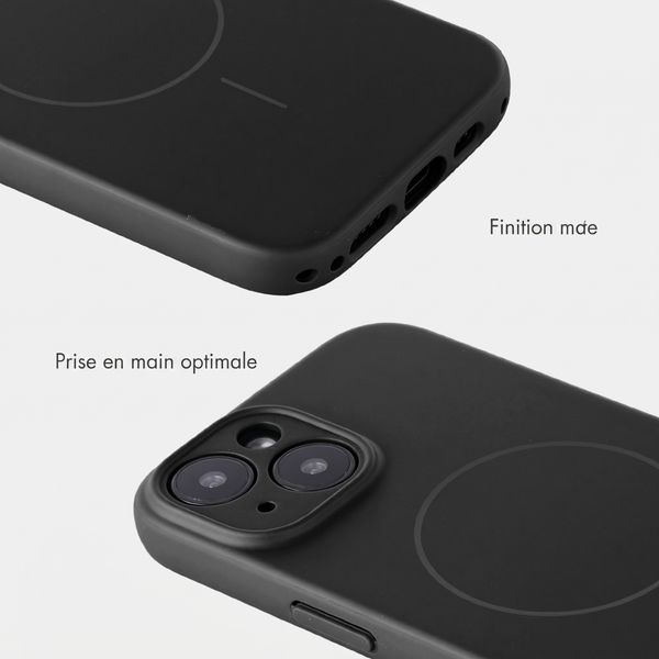 Accezz Coque Grip avec MagSafe Apple iPhone 13 - Noir