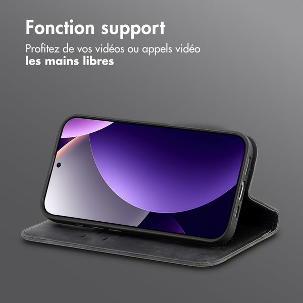 imoshion Étui de téléphone portefeuille Slim Xiaomi Redmi Note 15 Pro (5G) - Noir