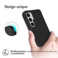 imoshion Rugged Hybrid Carbon Case Samsung Galaxy A14 (5G/4G) - Noir
