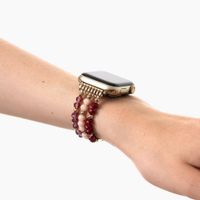 iDeal of Sweden Beaded Watch Band Apple Watch | 38/40/41/42 mm - Boho Desert Plum
