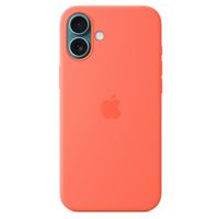 Apple Coque en silicone MagSafe Apple iPhone 16 - Tangerine Orange