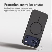 imoshion Coque arrière Color avec Thin MagSafe Ring Apple iPhone 17 Pro - Noir