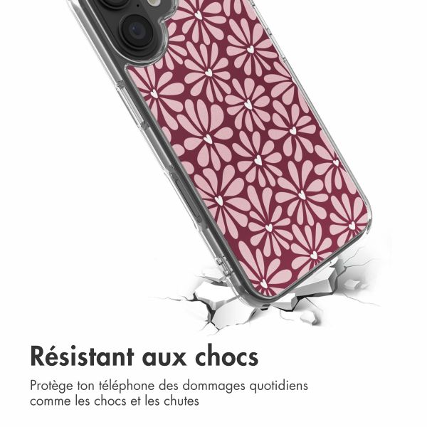 imoshion Coque Design Apple iPhone 16 - Bloom Love Blush