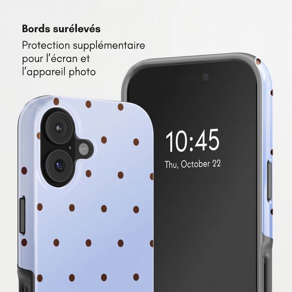 Selencia Coque arrière Vivid avec MagSafe Apple iPhone 17 - Happy Dots Digital Sky