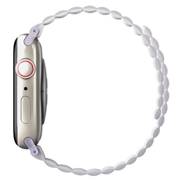 Uniq Bracelet Revix réversible Apple Watch | 44/45/46/49 mm - Lilac / White