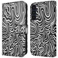 imoshion Étui de télephone portefeuille Design Samsung Galaxy A35 - Black And White