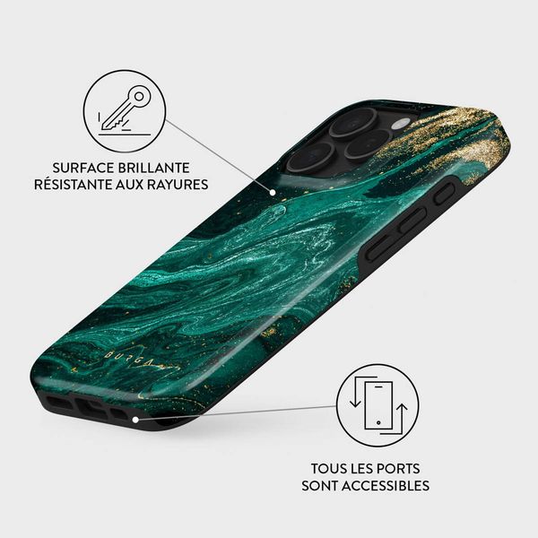 Burga Coque arrière Tough Apple iPhone 16 Pro Max - Emerald Pool